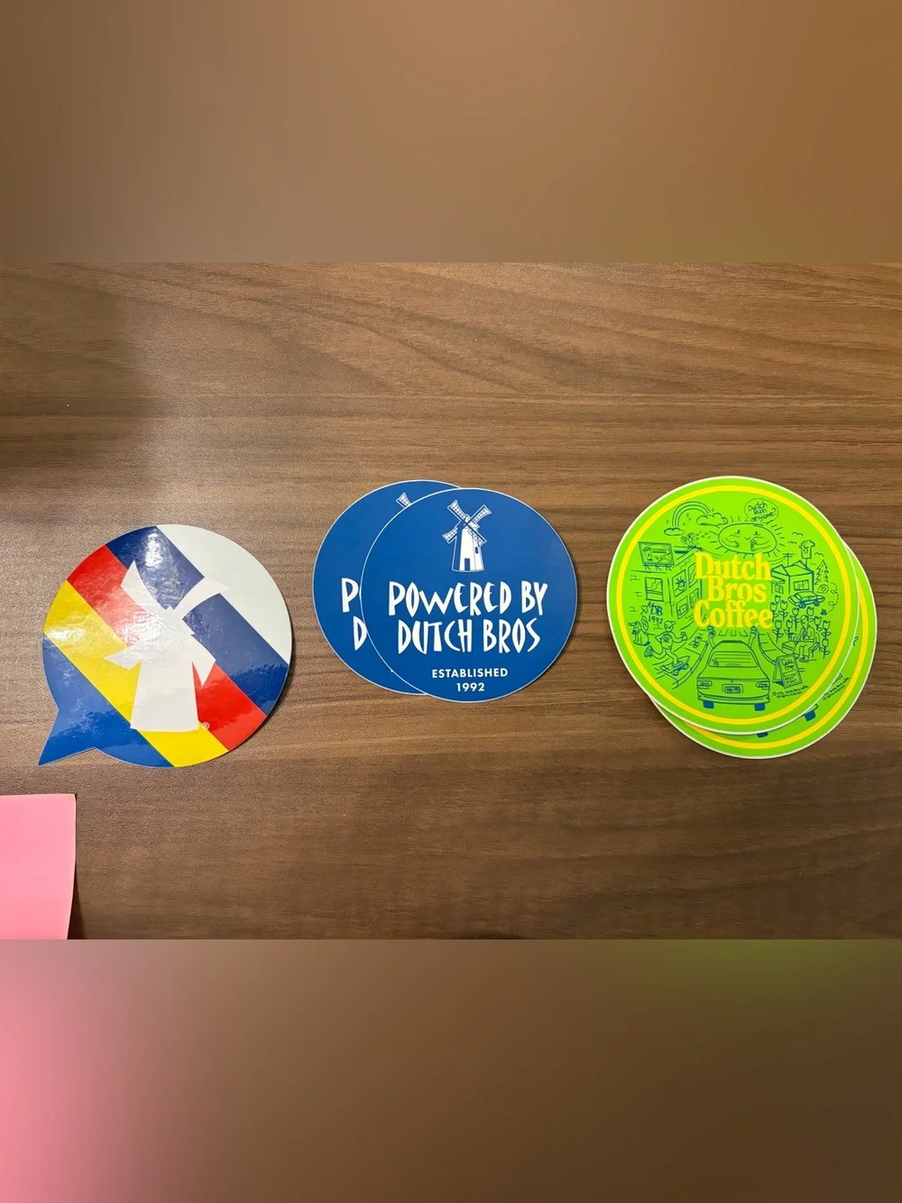 Dutch Bros Stickers - Employee exclusive Melty Smiley sticker